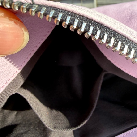 Tous Light Purple Gathered Shoulder Bag - Picture 11 of 16